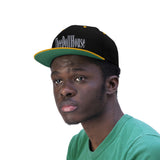 Unisex Flat Bill Logo Hat