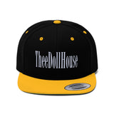 Unisex Flat Bill Logo Hat